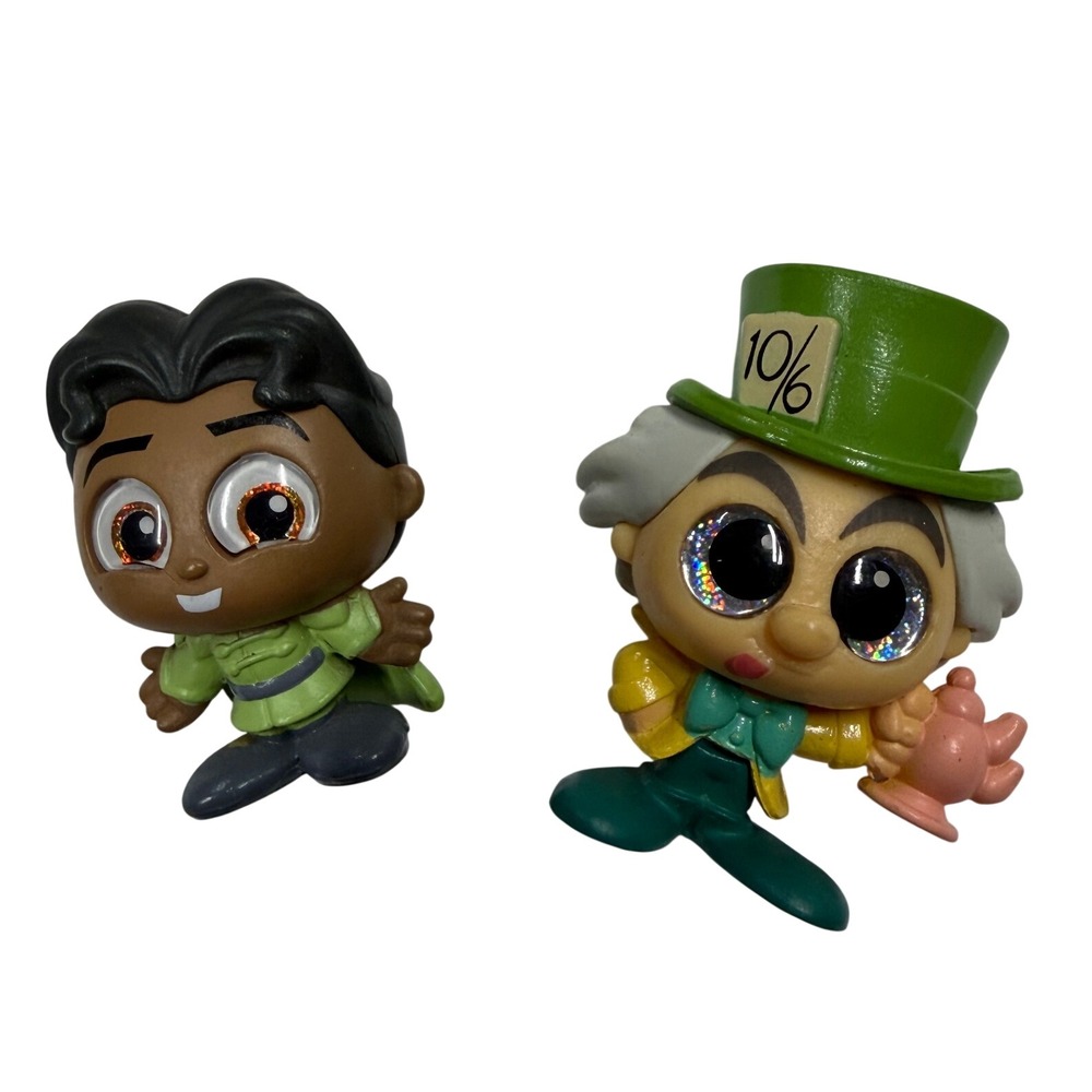 Disney Doorables Prince Naveen The Princess and the Frog Mad Hatter Alice Figure